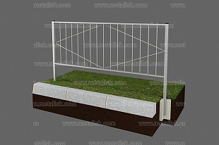 Купить пешеходное ограждение по5 в Саранске