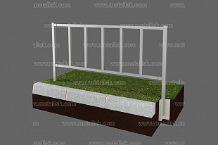 Купить пешеходное ограждение по8 в Саранске