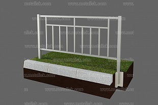 Купить пешеходное ограждение по6 в Саранске